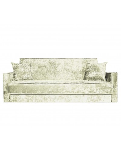 Диван Лофт книжка 120 бежевый плюш, узкие боковины, Фото Диван