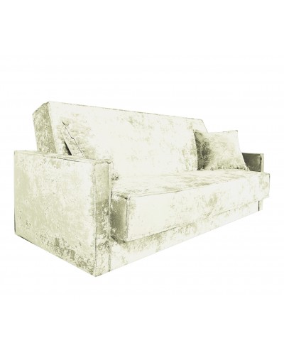 Диван Лофт книжка 120 бежевый плюш, узкие боковины, Фото Диван