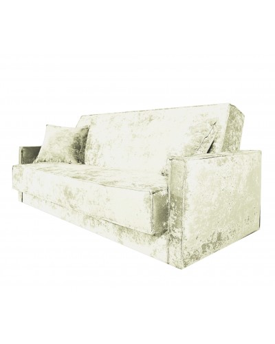 Диван Лофт книжка 120 бежевый плюш, узкие боковины, Фото Диван