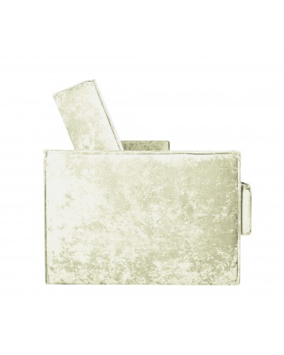 Диван Лофт книжка 120 бежевый плюш, узкие боковины, Фото Диван