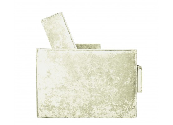 Диван Лофт книжка 120 бежевый плюш, узкие боковины, Фото Диван