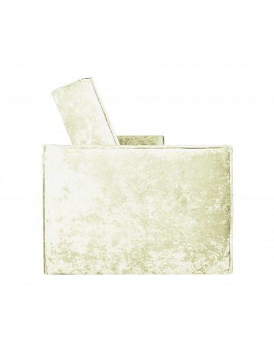 Диван Лофт книжка 120 бежевый плюш, широкие боковины, Фото Диван