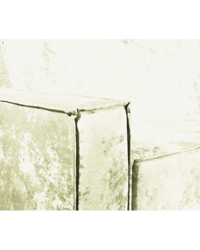 Диван Лофт книжка 120 бежевый плюш, широкие боковины, Фото Диван