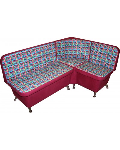 Кухонный угол «ГУРМАН» с ящиками 140/120/55/h-85см опора металл, ИВОлайн