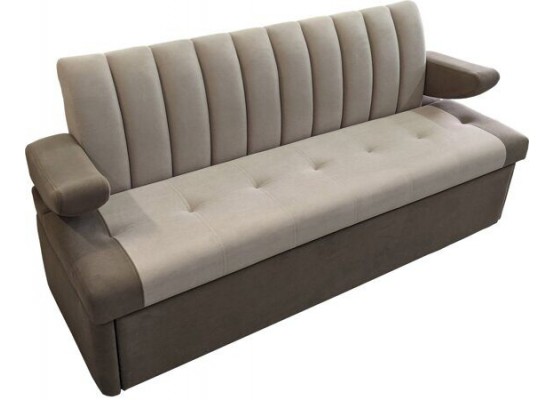 Диван прямой «СТИЛЬ» дельфин/пружинная змейка/металлокаретка 180/65/h-92см, ИВОлайн