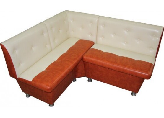 Кухонный угол «ГУРМАН» с ящиками 140/120/55/h-85см опора металл, ИВОлайн