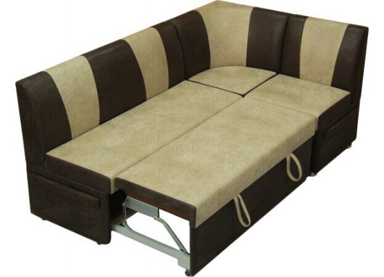 Кухонный уголок-трансформер «ФАВОРИТ» дельфин/металлокаретка 200/120/65/h-88cм, ИВОлайн