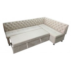 Кухонный угол «ПРЕМЬЕР-2» дельфин/металлокаретка/каретная стяжка 200/120/65/h-83см