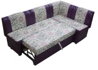 Кухонный угол «ПАРТНЕР» дельфин/пружинная змейка/металлокаретка 200/120/56/h-83см