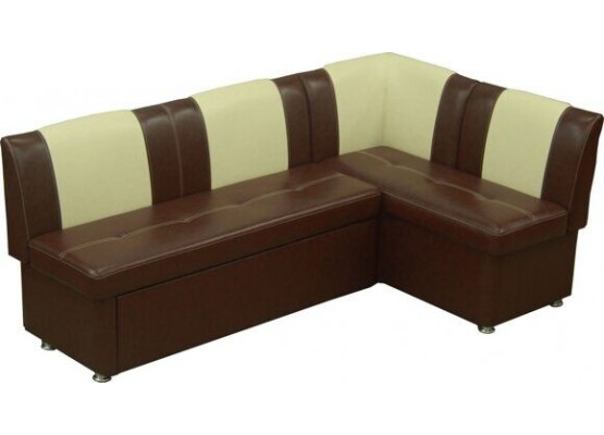 Кухонный угол «ПАРТНЕР» дельфин/пружинная змейка/металлокаретка 200/120/56/h-83см, ИВОлайн