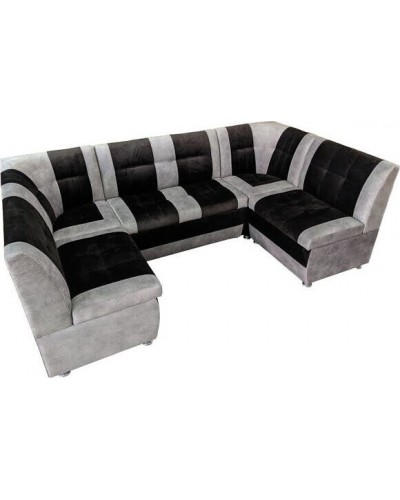 Кухонный угол «КАПРИЗ» дельфин/металлокаретка 210/125/70/h-88см, ИВОлайн