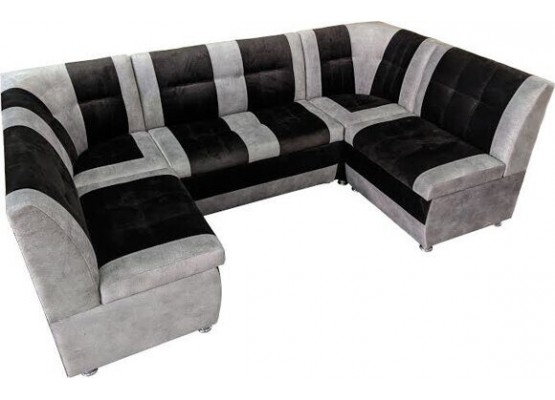 Кухонный угол «КАПРИЗ» дельфин/металлокаретка 210/125/70/h-88см, ИВОлайн