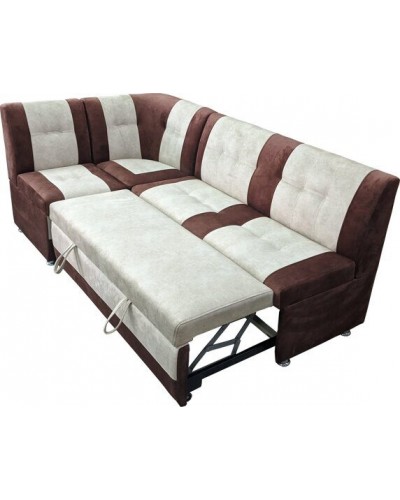 Кухонный угол «КАПРИЗ» дельфин/металлокаретка 210/125/70/h-88см, ИВОлайн