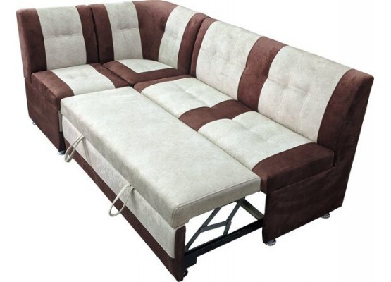 Кухонный угол «КАПРИЗ» дельфин/металлокаретка 210/125/70/h-88см, ИВОлайн