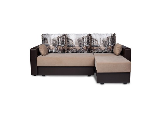 Прямой диван "Оливия-2" тик-так, Карина Мебель