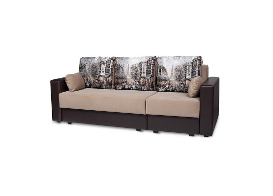 Прямой диван "Оливия-2" тик-так, Карина Мебель