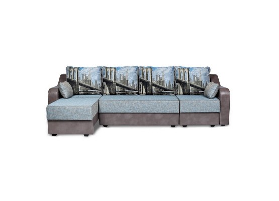 Прямой диван "Оливия-3" тик-так, Карина Мебель