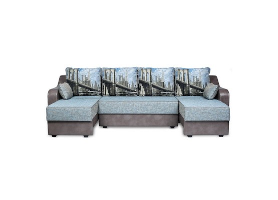 Прямой диван "Оливия-3" тик-так, Карина Мебель