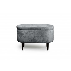 Банкетка "Олаф" с нишей Вариант 3 Тиффани серый