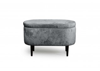 Банкетка "Олаф" с нишей Вариант 3 Тиффани серый