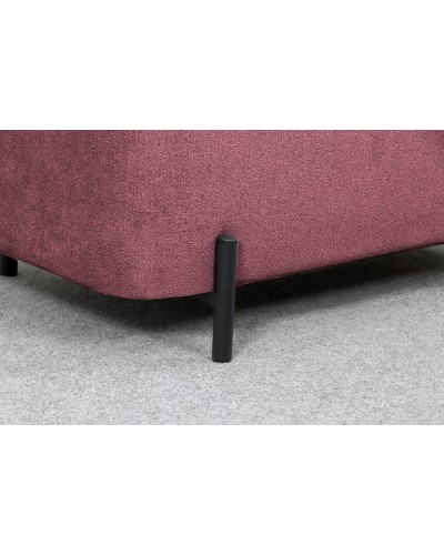 Банкетка "Портленд" Вариант 4 Торонто бордовый, МебельГрад