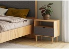 Тумба 1 ящ "Денвер" спальня, МебельГрад