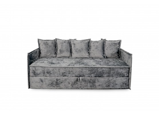 Диван-кровать "Гудвин" Вариант 1 с квадратными подушками, МебельГрад