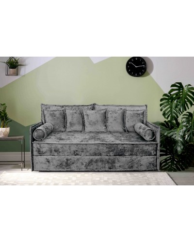 Диван-кровать "Гудвин" Вариант 1 с квадратными подушками, МебельГрад