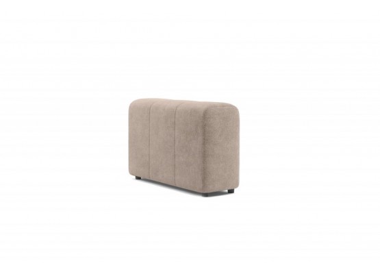 Пуф боковой (подлокотник) "Торонто" Вариант 1 Торонто бежевый, МебельГрад