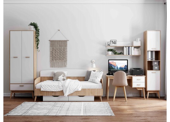 Модульная молодежная "Калгари" композиция #1, МебельГрад