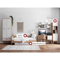 Модульная молодежная "Калгари" композиция #1