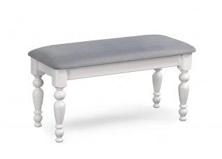 Банкетка №12 Белый полупрозрачный