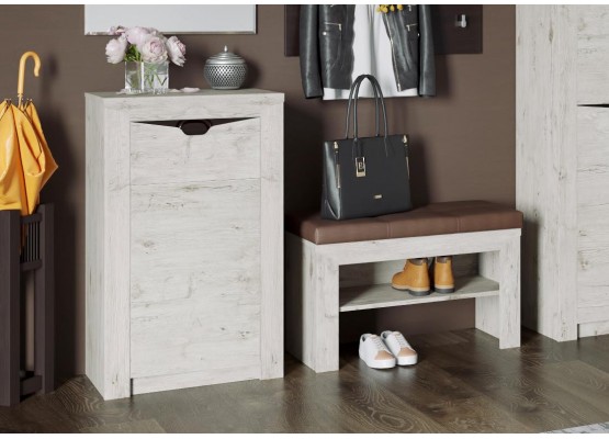 Прихожая "Соренто" композиция #1 Дуб бонифаций, МебельГрад