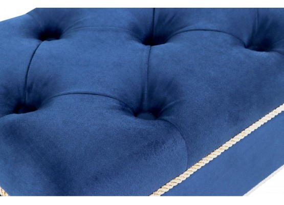 Банкетка №15 Вариант 2 Мора синий, МебельГрад