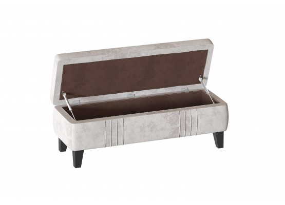 Банкетка "Севилья" Вариант 1 Тиффани бежевый, МебельГрад