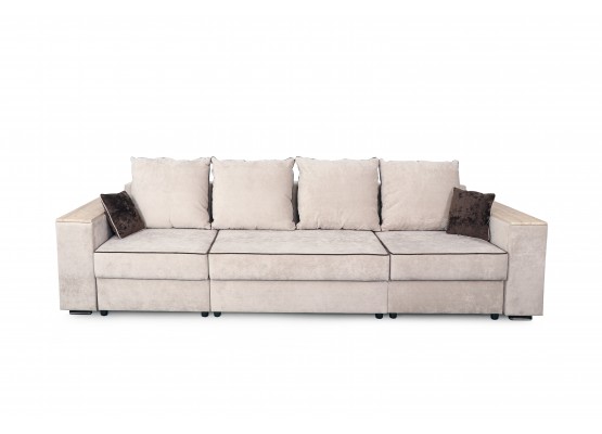 Диван-кровать "Бостон 2400" с функциональными подлокотниками Вариант 1, МебельГрад