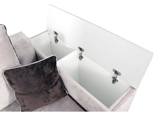 Диван-кровать "Бостон 2400" с функциональными подлокотниками Вариант 1, МебельГрад