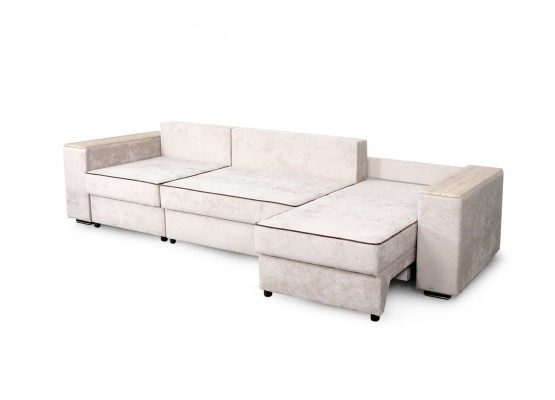 Диван-кровать "Бостон 2400" с функциональными подлокотниками Вариант 1, МебельГрад