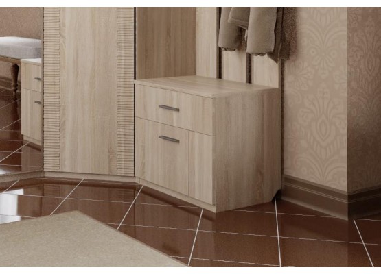 Прихожая "Элана" композиция #1 Дуб сонома, МебельГрад