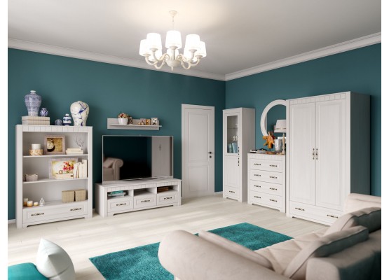 Модульная гостиная "Прованс" композиция #1, МебельГрад