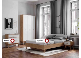 Спальный гарнитур "Калгари" композиция #1