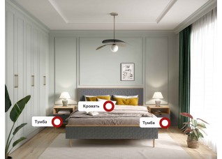 Спальный гарнитур "Денвер" композиция #1