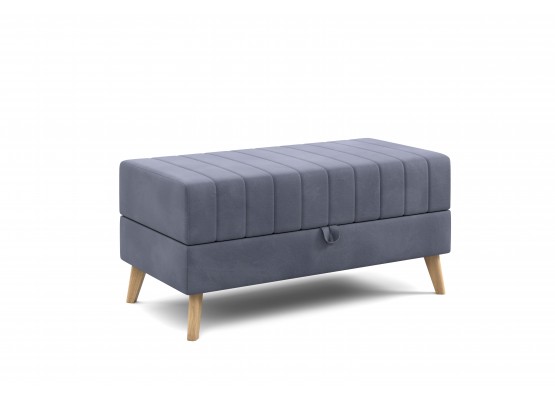 Банкетка "Норд" Вариант 1 Мора деним, МебельГрад