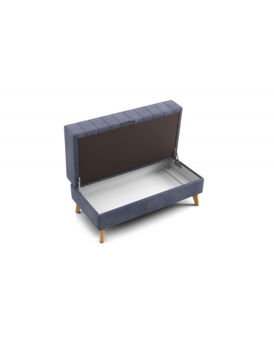 Банкетка "Норд" Вариант 1 Мора деним, МебельГрад