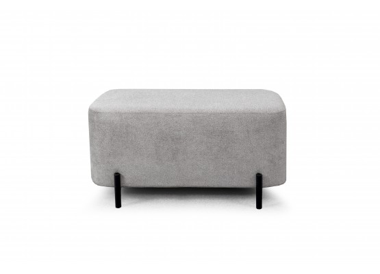 Банкетка "Портленд" Вариант 2 Торонто серый, МебельГрад