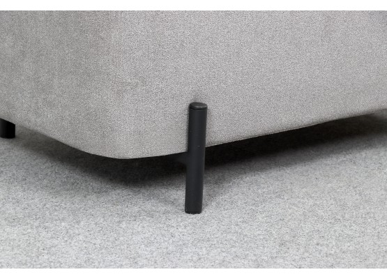 Банкетка "Портленд" Вариант 2 Торонто серый, МебельГрад