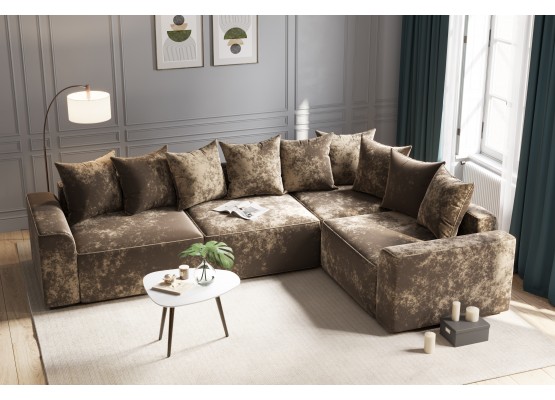 Диван-кровать модульный "Монреаль 3" Вариант 3, МебельГрад