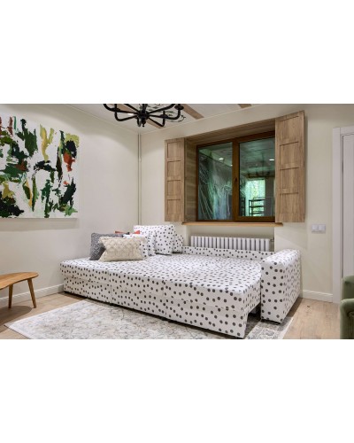 Диван-кровать угловой "Неаполь 2" Вариант 5 Левый, МебельГрад