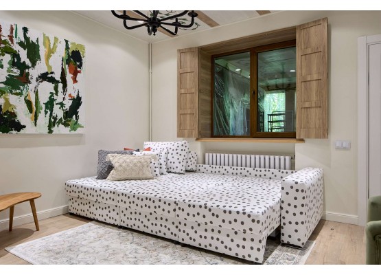 Диван-кровать угловой "Неаполь 2" Вариант 5 Левый, МебельГрад