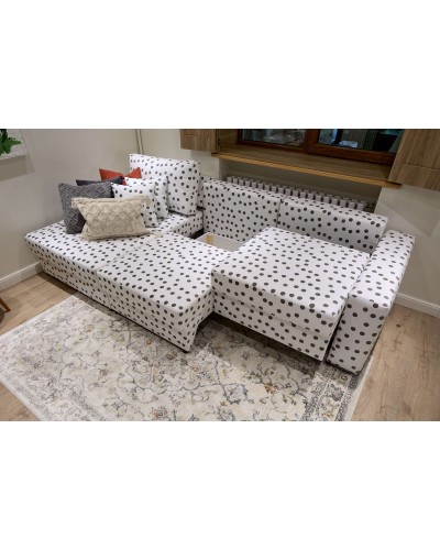 Диван-кровать угловой "Неаполь 2" Вариант 5 Левый, МебельГрад